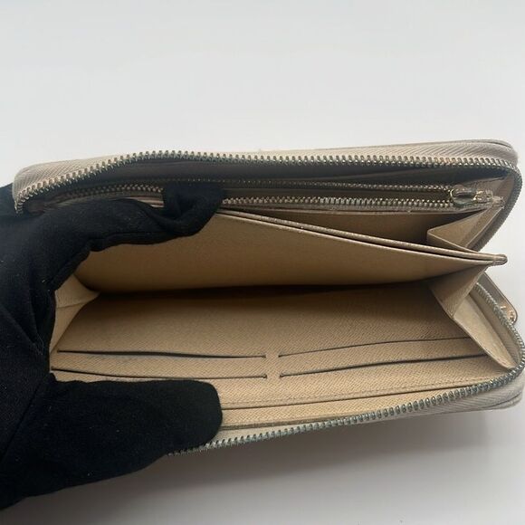 LOUIS VUITTON VINTAGE DAMIER AZUR ZIPPER WALLET WITH COA - Picture 4 of 16